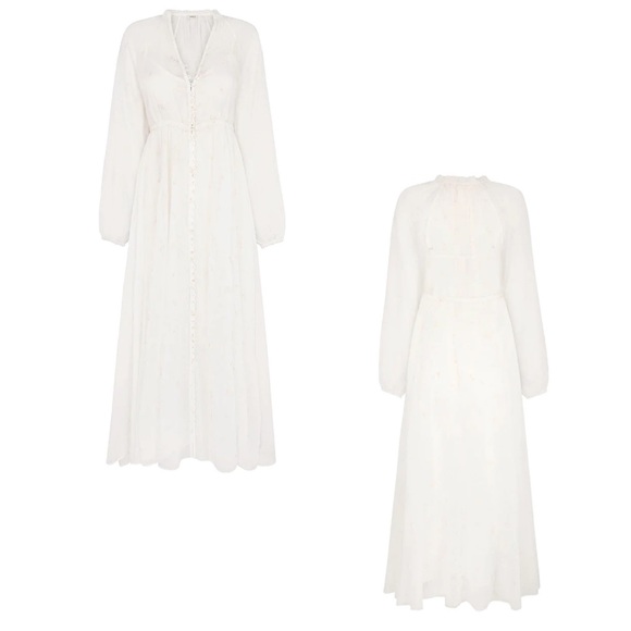 Spell x WOLFCUB Fleur Gown in Antique White - Picture 11 of 15